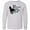 AC-Heather Grey, variant on Inktastic Live Like Someone Left the Gate Open Horse Silhouette Long Sleeve Youth T-Shirt