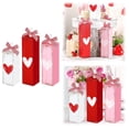 thumbnail image 3 of JHEHF Valentine‘S Day Rustic Wood Block Set Of 3 Home Valentines Table Sign Rustic Farmhouse Tiered Tray Tabletop Centerpieces Wedding Anniversary Party Supplies, 3 of 8