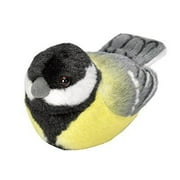 wild republic 19485 13 - 16cm great tit with real bird calls plush toy