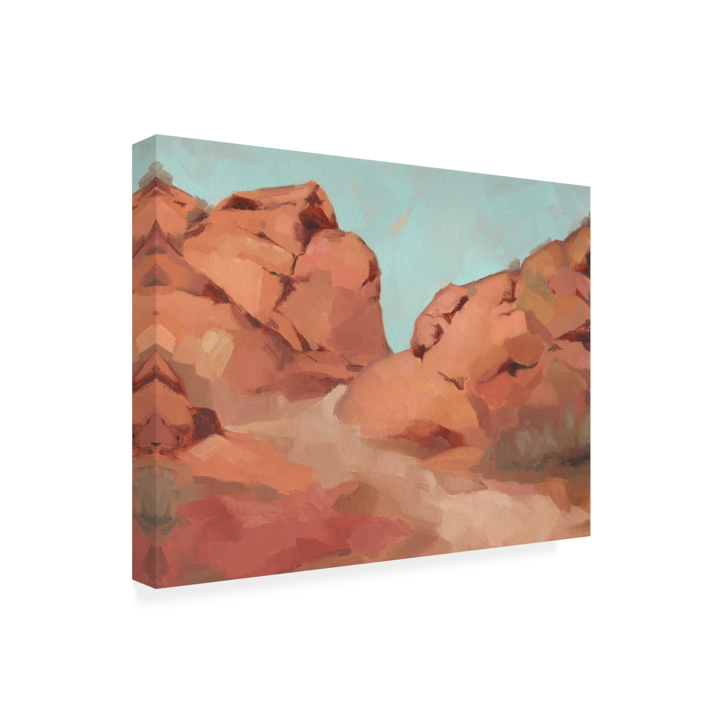 Jacob Green 'Red Rocks View I' Canvas Art