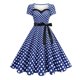 thumbnail image 1 of Vestidos de Fiesta de Cóctel para las Mujeres sin Mangas Cuello en V Vintage Impreso Vestido Elástico, Fiesta de Moda Y Vestido Casual, 1 of 9