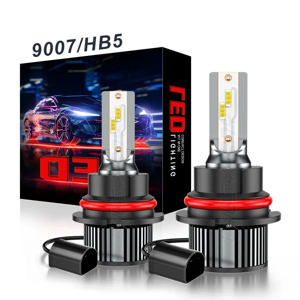 For Dodge Dakota 1997-2004 9007 HB5 LED Headlight Bulbs 10000LM 6500K White