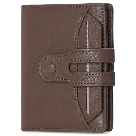 SENDEFN Leather Wallet for Men RFID Blocking Large Capacity Bifold Wallet Minimalist Back Pocket Wallets for Men with Zipper Coin Pocket