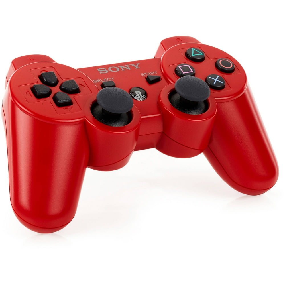 Sony DualShock 3 Wireless Controller, Red (PS3) - Walmart.com - Walmart.com