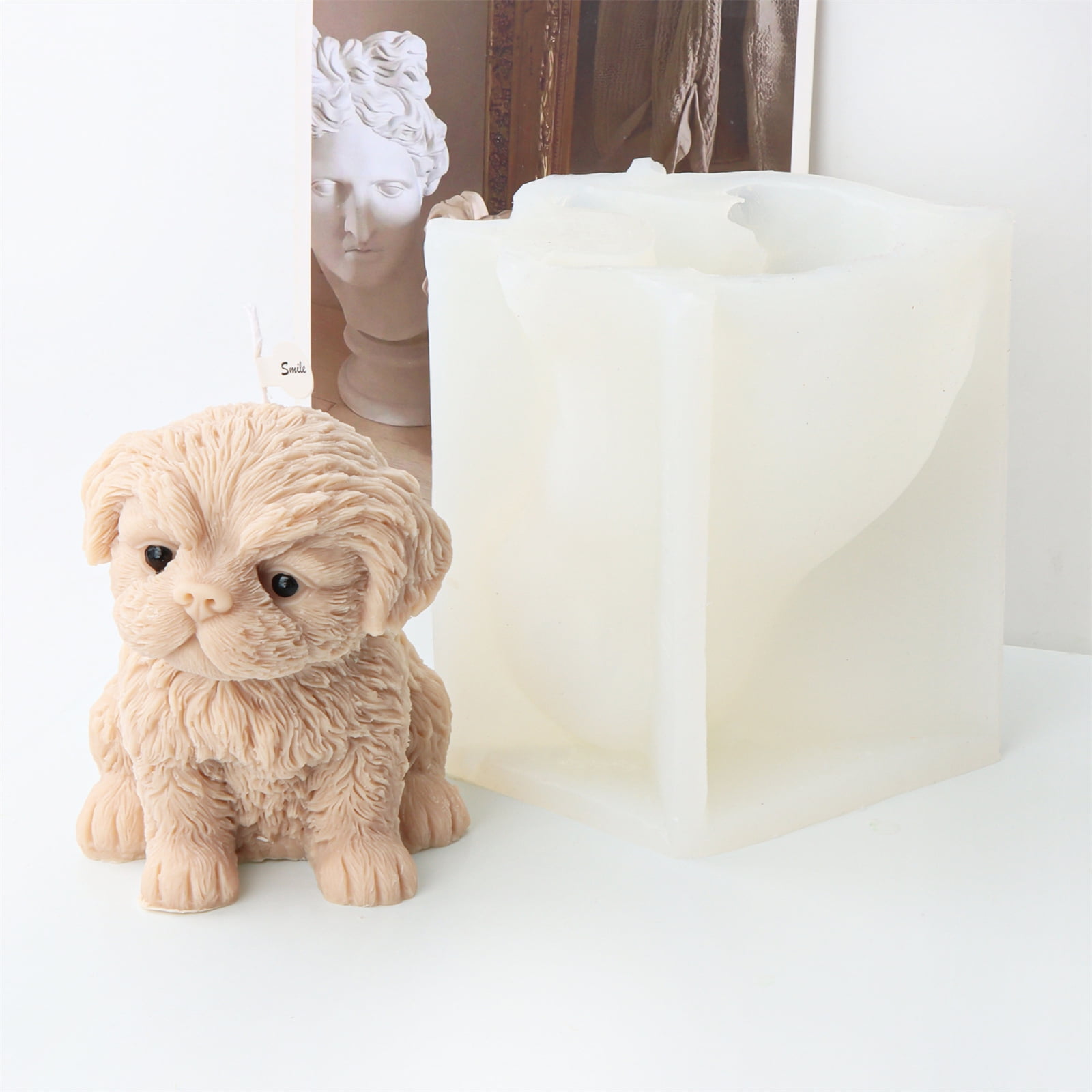 Dog Bear Shaped Silicone Mold for Making Soap Plaster Ornemant Resin Craft Resin Casting Molds
