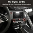 thumbnail image 3 of TINKI Aluminum Alloy for Chevrolet Corvette C7 2014-2019 Car Air Conditioner Volume Knob Cover Trim Car Accessories, 3 of 14