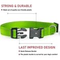 thumbnail image 2 of YSTINNG Reflective Dog Collar with Buckle Adjustable Safety Nylon Collars for Small Medium Large Dogs, Grass Green XS YD72-065, 2 of 7