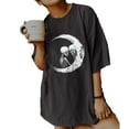 thumbnail image 1 of Women Oversized T-Shirt LooseTunic Tops Summer Short Sleeve, 1 of 5