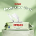 thumbnail image 5 of Huggies Wipes with Aloe & Vitamin E, Unscented, 3 Flip-Top Packs, 168 Total Count (Select for More), 5 of 9