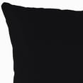 thumbnail image 5 of Jordan Manufacturing Sunbrella 16" x 16" Canvas Black Solid Square Outdoor Throw Pillow (2 Pack), 5 of 9