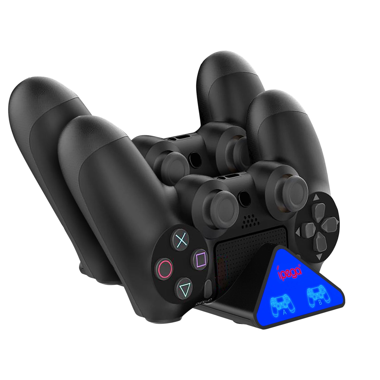 Controller Charger Dock For Ps4 Controller Usb Charging Station Dock For Dualshock 4 Charging Station For Sony Playstation4 Ps4 Ps4 Slim Ps4 Pro Controller With Led Indicator Walmart Com Walmart Com