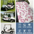 thumbnail image 6 of Cooling Microfiber Flowers Golf Cart Seat Protector 51" x 31", Breathable Front Bench Cover for EZGO, Yamaha & Club Car Models, 6 of 8