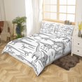 thumbnail image 2 of Dinosaur Bedding Set Full, Kids Teens Ancient Animal Comforter Cover Adult, 2 of 6