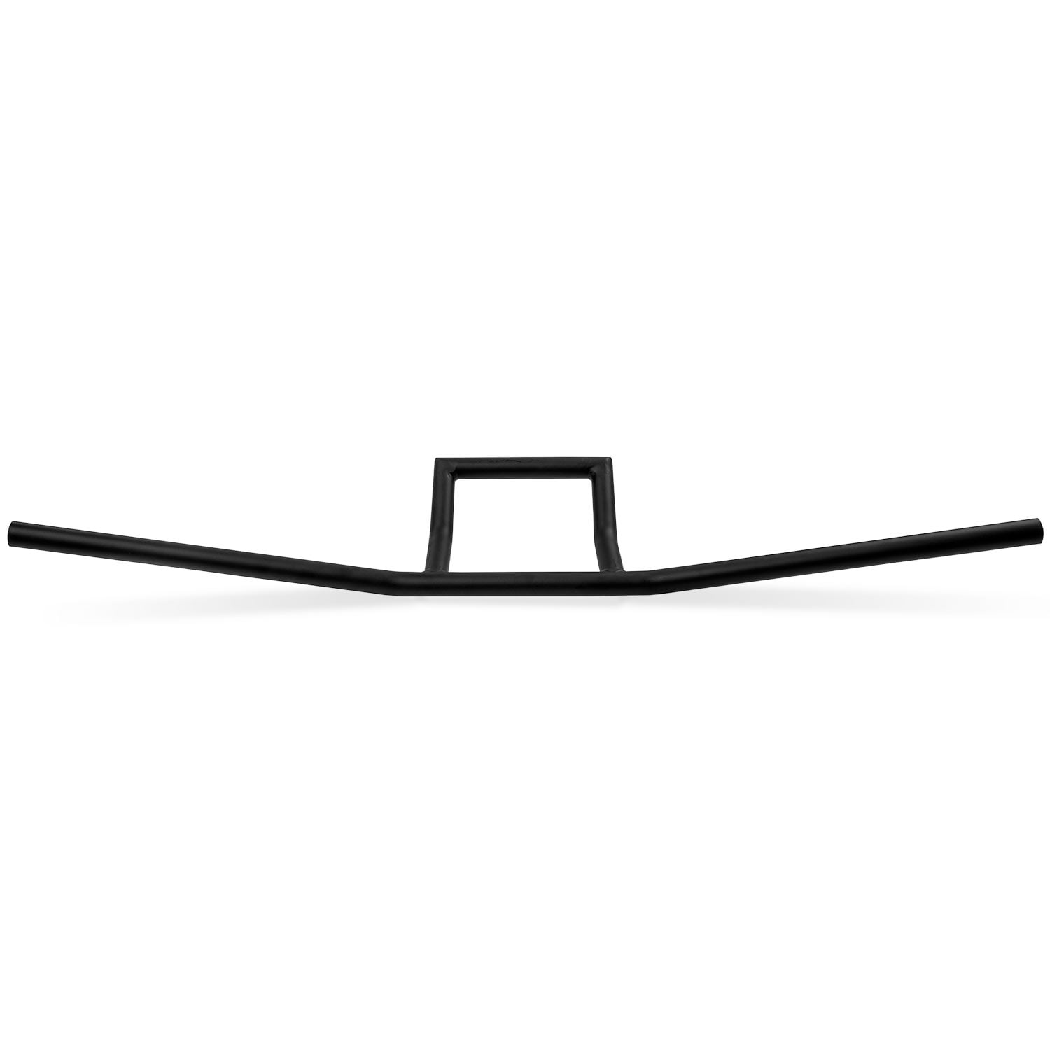 Krator Motorcycle Handlebar 1" Black Box Window Attack Style Compatible with Suzuki GN 125 250 400 650