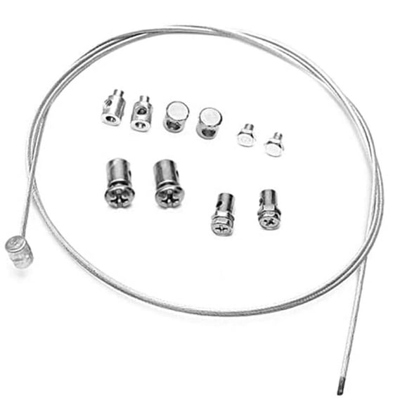 Universal Cable Repair Kit Motorcycle,Accelerator Cable Clutch for Motorbikes Accessories, Clutch Throttle Brake Cable,Emergency Cable Repair Kit Motorcycle,Essential for Long Rides