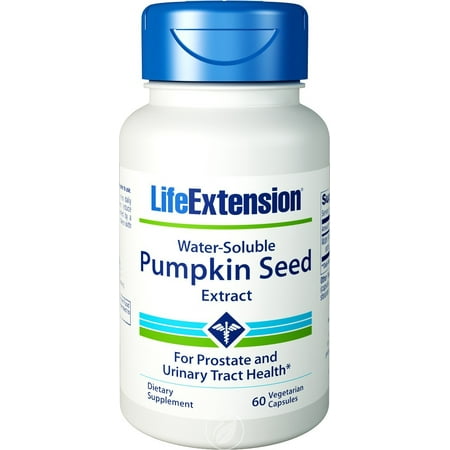 Life Extension - Water-Soluble Pumpkin Seed Extract, 60 Veggie Caps, Pack of