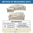 thumbnail image 3 of SHANNA Soft Flannel Sofa Covers Sectional Couch Covers, Anti-Slip Sofa Slipcover for Pets Kids - Velvet Furniture Protector 1 2 3 Seater L Shape Sectional Couch Covers, 3 of 9