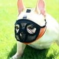 thumbnail image 3 of Short Snout Pet Dog Muzzles Adjustable French Bulldog Muzzle Dog Mouth Mask Breathable Muzzle for Anti Stop Barking Supplies, 3 of 8