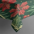 thumbnail image 4 of Rectangle Table Clothes Pine Branches Merry Christmas Tablecloth,Decor Oil-Proof Table Covers for Picnic Graduation Halloween Fall Thanksgiving Christmas, 4 of 5