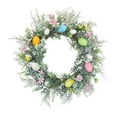 thumbnail image 4 of Guirnalda de huevos de Pascua, guirnalda de flores artificiales de 45cm, corona de primavera, corona de Pascua para puerta delantera, porche,, 4 of 9