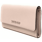 Michael Kors Trifold Women's Jet Set Travel Large Wallet, Blush