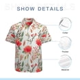 thumbnail image 7 of High Quality Hawaiian Shirts for Men Short Sleeve Aloha Beach Shirt Floral Summer Casual Button Down Shirts Blouses Z2AWQ3, 7 of 7