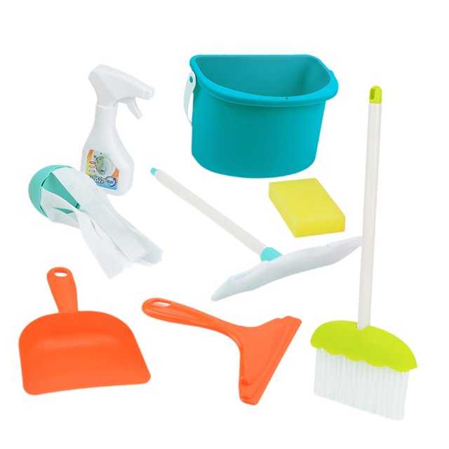 Juego de limpieza para niños, juguetes Montessori con capacidad práctica para edades tempranas, pequeñas herramientas de ayuda para niños y niñas,