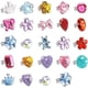 thumbnail image 3 of 24 anillos de cristal para niñas, anillos de joyería de princesa con h., 3 of 5