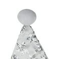 thumbnail image 6 of Northlight 21" Silver and White Sequin Snowflake Christmas Santa Hat - Medium, 6 of 7