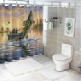 thumbnail image 7 of PRATYUS Fly Fishing Modern Waterproof Shower Curtain Set for Country Cottage & Farmhouse Bathroom Decor with Hooks and Washable Fabric 36x72, 7 of 7