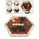 thumbnail image 5 of de Tangram puzle chino hecho rompecabezas cerebro Teasers tablero familiar portátil Montessori juguetes preescolares color madera SM SunniMix Rompecabezas de Tangram, 5 of 8