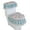 Blue, variant on wenqiang 3 Pcs/Set Toilet Seat Cover Set Lace Floral Print Closestool Protector Toilet Cushion Pad Bathroom Decor toilet seat cover