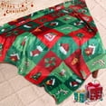 thumbnail image 3 of Cozy Printed Throw Christmas Blanket - 300 GSM Fleece Throw Size for Home Decoration, Ultra Soft Blanket (Throw - 50" x 60") - I, 3 of 6