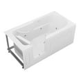 thumbnail image 2 of Meditub Collection 30 in. x 60 in. Left Drain Step-In Walk-In Whirlpool Tub with Low Entry Threshold in White, 2 of 4
