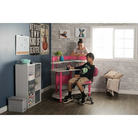 Calico Designs - Corner Computer Desk - Pink