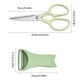 thumbnail image 2 of Tijeras de cocina, pelador de melón, juego de dos tijeras, tijeras multifuncionales de acero inoxidable para uso doméstico, tijeras para alimentos, tijeras de cocina y utensilios para pelar., 2 of 3