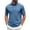 7# Royal Blue, variant on Mens Fashion Polo Shirts Cotton Classic Short Sleeve Thermal Button Shirt with Pocket Sky Blue 5XL