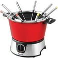 thumbnail image 2 of Starfrit The Rock Electric Fondue Set, Red, 2 of 15