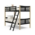 thumbnail image 3 of Storkcraft Caribou Twin over Twin Bunk Bed, Black with Natural, 3 of 10