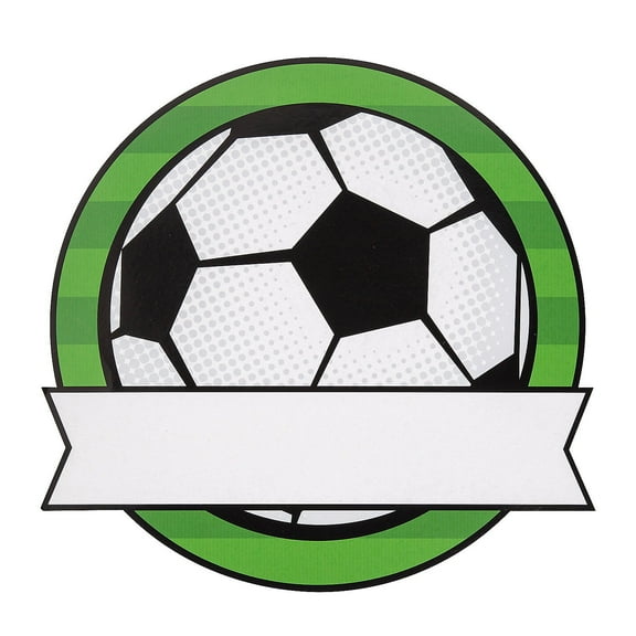 Bulk 50 Piece Team Spirit Soccer Name Cutouts