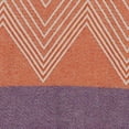 thumbnail image 5 of Peach & Oak Single Kitchen Towel, Coral Chevron Pattern, 5 of 5