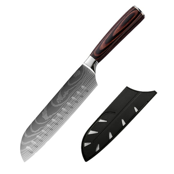 A Cutter, Ongmies Meat Cutting Japanese Set of Kitchen Chef Cleaver Meat Vegetable Damascus Kitchen Set, Cutter, A Knife