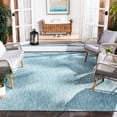 thumbnail image 2 of Safavieh Courtyard Teodor Geometric Indoor/Outdoor Area Rug, Aqua, 9' x 12', 2 of 15