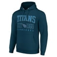thumbnail image 2 of Unisex Starter Navy Tennessee Titans Throwback Logo Pullover Hoodie, 2 of 3