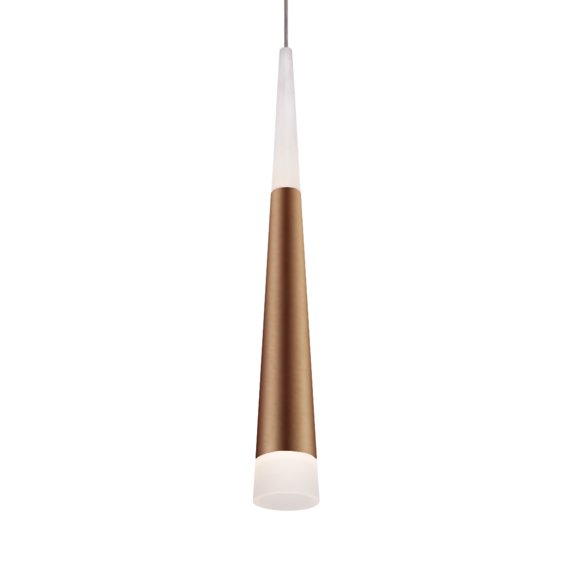 Kuzco Lighting 402501-Led Ultra 2" Wide Led Mini Pendant - Brass