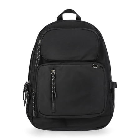 No Boundaries Women's 17.5" Multi Pocket Backpack, Black