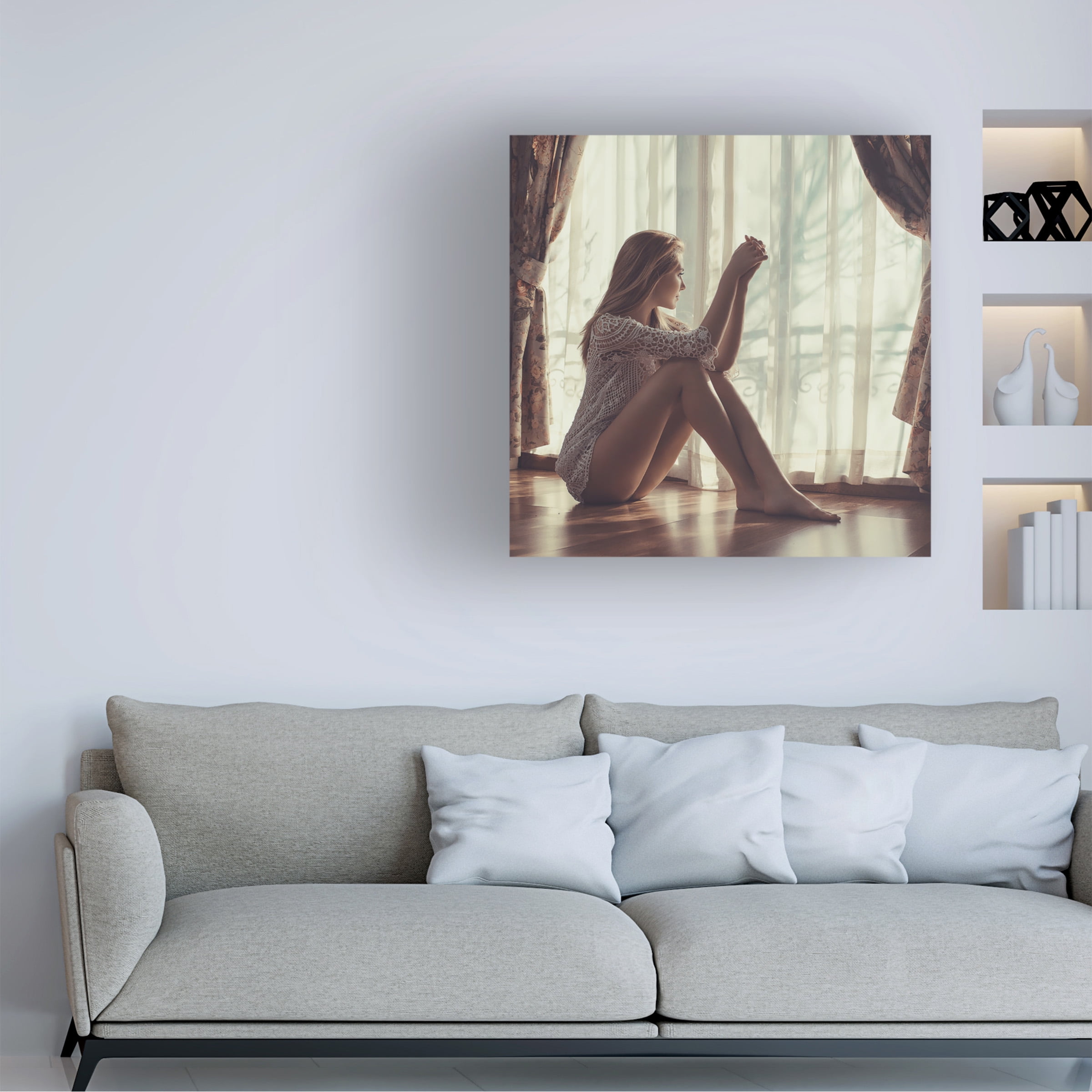 Kalynsky 'Waiting For Love' Canvas Art
