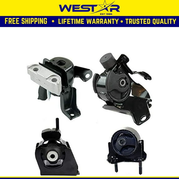 Fits 2009-2013 Toyota Matrix 2.4L AWD Engine Motor & Transmission Mount Set : A62028, A62024, A4271, A62031