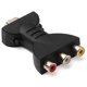 thumbnail image 1 of HDMI to AV Adapter, HDMI to RGB for RCA Component Converter 1080P Audio and Video Sync Adapter, 1 of 4