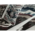 thumbnail image 2 of Ambesonne Southwestern Quilted Bedspread Set 3 Pcs, Cultural Inspirations, King Size, Slate Blue Ruby Off White, 2 of 4